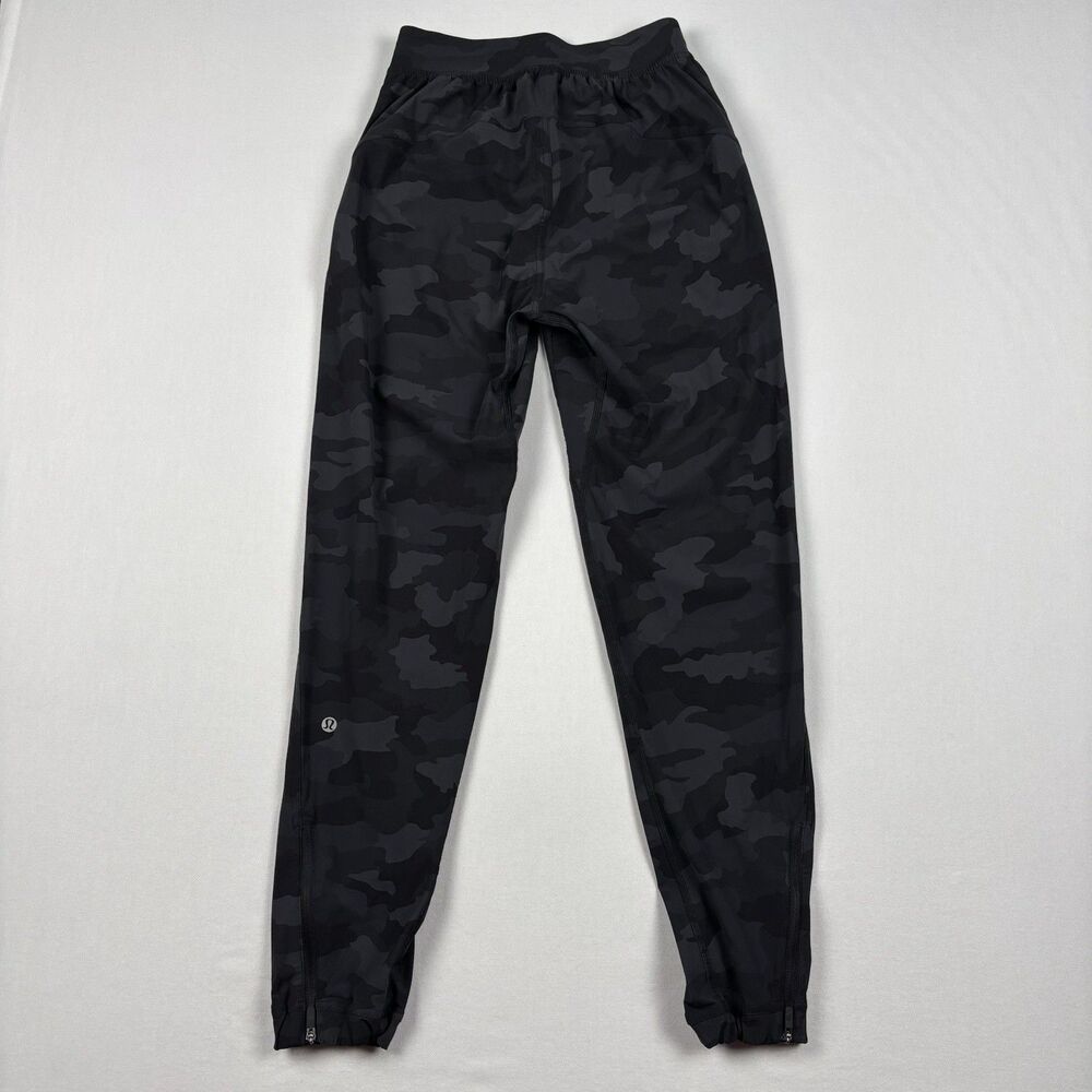 Lululemon Women's Sz 2 Adapted State High-Rise Jogger Camo Black Ankle Zip - Picture 2 of 13